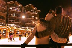 Northstar Village Ice Skating Family